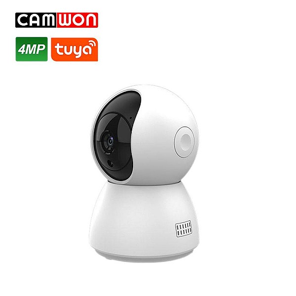 CAMWON WIP-TY400S Ρομποτική WiFi IP κάμερα 4 Mpixel  Νυχτερινή Λήψη (έως 10 μ) μνήμη microSD Λευκή