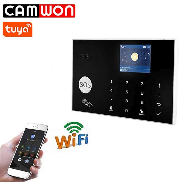 CAMWON ZBPIR-B Σύστημα ασύρματου συναγερμού GSM WIFI KIT λευκό TYWE3S