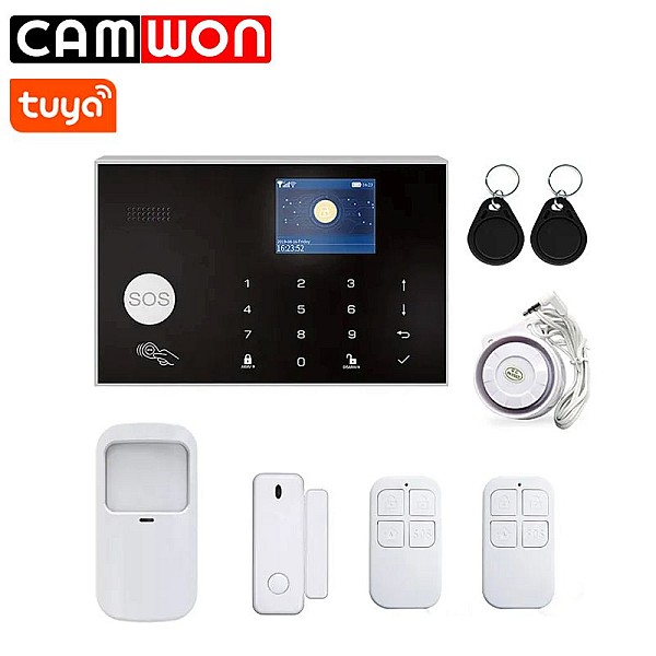 CAMWON ZBPIR-B Σύστημα ασύρματου συναγερμού GSM WIFI KIT λευκό TYWE3S