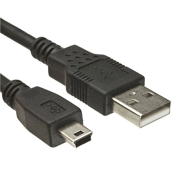 Καλώδιο USB 2.0 σε USB Mini Μαύρο 1.5m  CAB-U025 Powertech