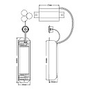 EMERGENCY LED KIT 10-50W 3x3.7V 2200mAh 18650 LI-ION 6200160 VITO για Panel και Φώτα Οροφής