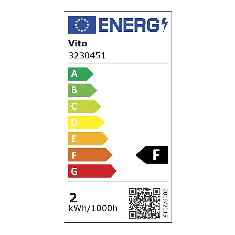 Φωτιστικό LED επίτοιχο 2W 3CCT IP65 60x100 Ανθρακί ADRIA-ST 3230451 VITO