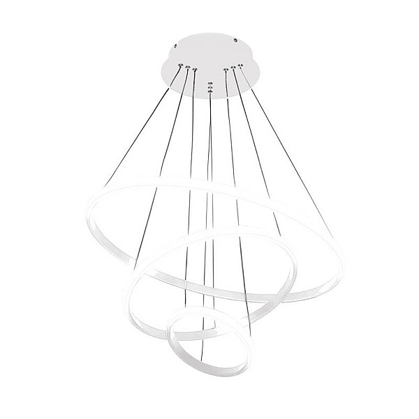Vito Μοντέρνο Κρεμαστό Φωτιστικό με Ενσωματωμένο LED σε Λευκό Χρώμα TRIO WHITE 2025960 