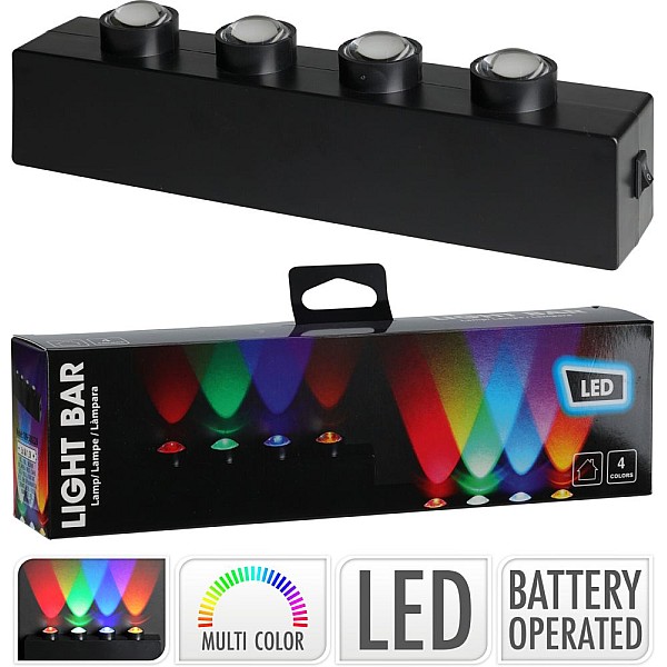 LED διακοσμητική μπάρα φωτισμού πολύχρωμη με μπαταρία 109500220 H&S