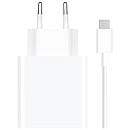 Xiaomi Φορτιστής Με Καλώδιο(type C 3A)  με Θύρα USB-A 33W Power Delivery Λευκός (BHR6039EU)