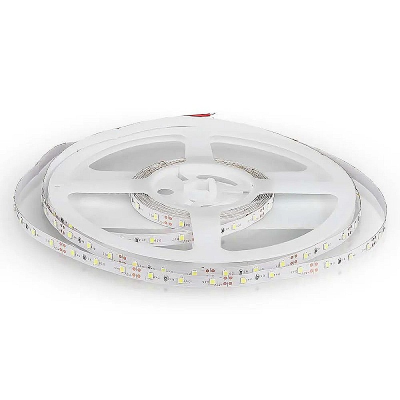 Ταινία led ισχύος 4.2/m με 60 leds smd 3528 /mt ψυχρό λευκό 6500K 5 μέτρα VT-3526-60 V-TAC 212005