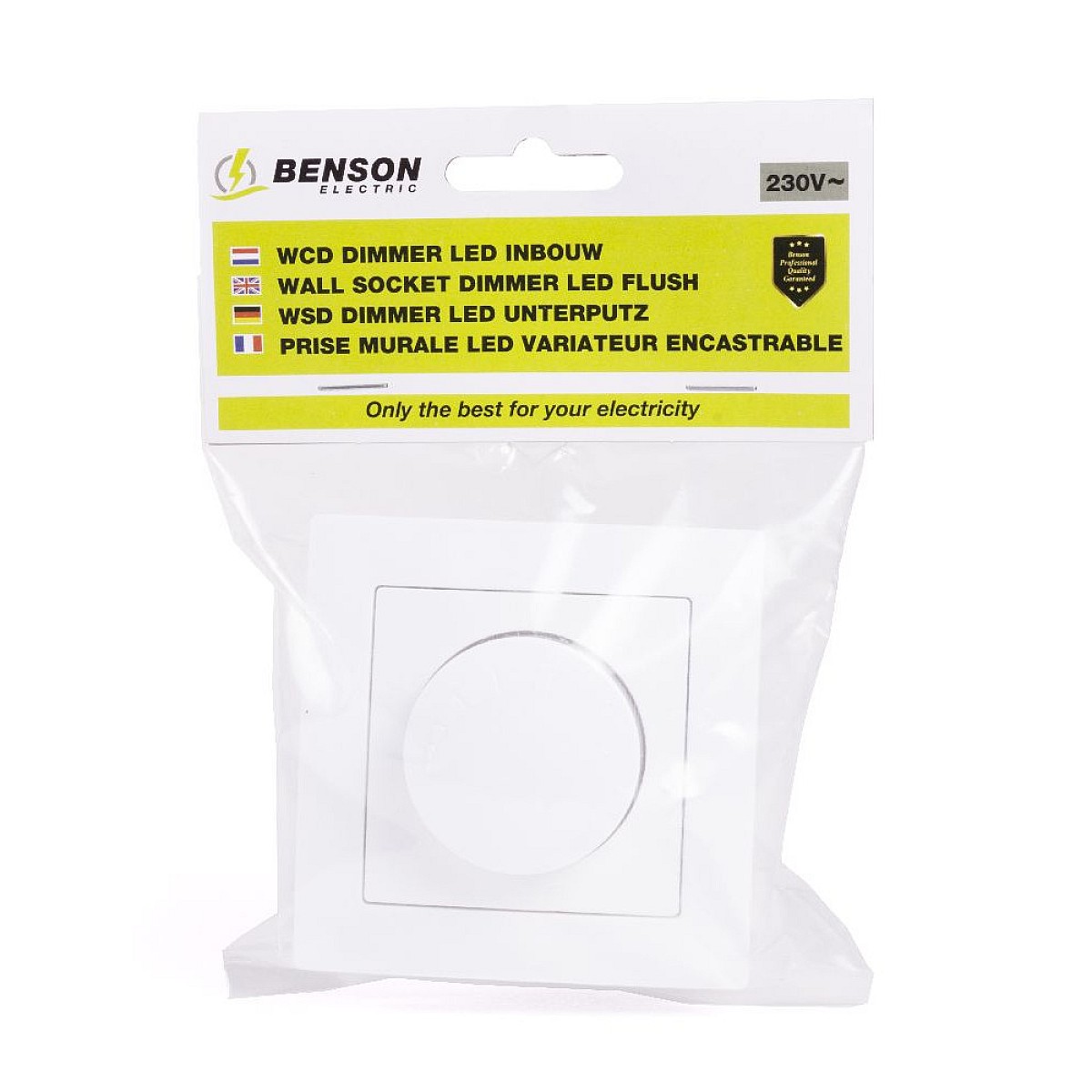 Dimmer Led χωνευτό 300watt 012969 BENSON