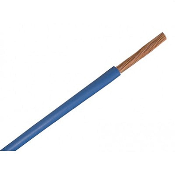Εύκαμπτο καλώδιο 1 x 6 mm² HO7V-K  (NYAF) Μπλε VOP