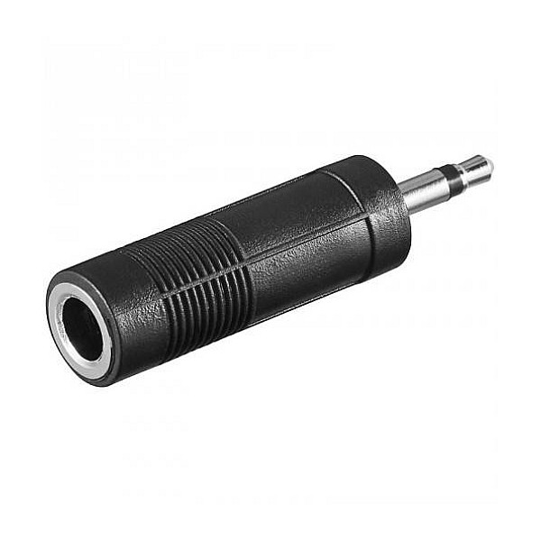 Adaptor-μετατροπέας MONO από αρσενικό 3,5mm σε  θηλυκό 6,35mm 11605 OEM