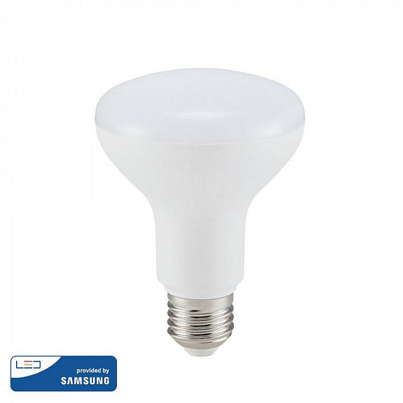 Λαμπτήρας Led SAMSUNG E27 R80 10Watt Φυσικό Λευκό 4000Κ VT-280 136 V-TAC