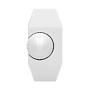 ORNO Ενδιάμεσος Διακόπτης Dimmer OR-AE-1393/W Λευκός