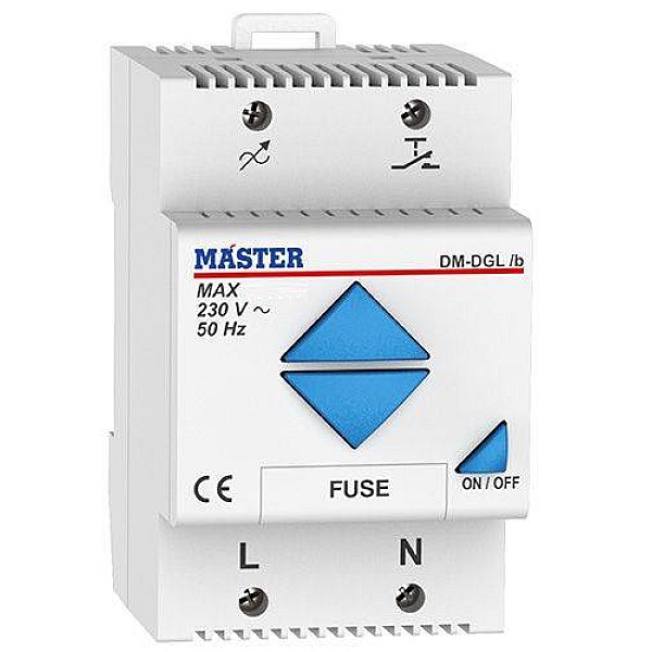 Dimmer ράγας DM-DGL/b Ηλεκτρονικός ρεοστάτης ρύθμισης επαγγελματικού φωτισμού led και εξαερισμού 1000W MASTER-ELECTRIC