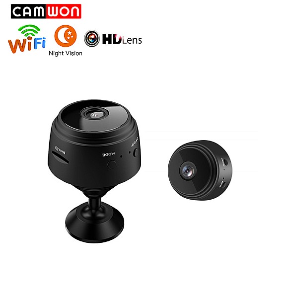 CAMWON WIP-G200J Κρυφή Κάμερα WiFi IP  HD 2.0Mp WiFi μαύρη με ήχο