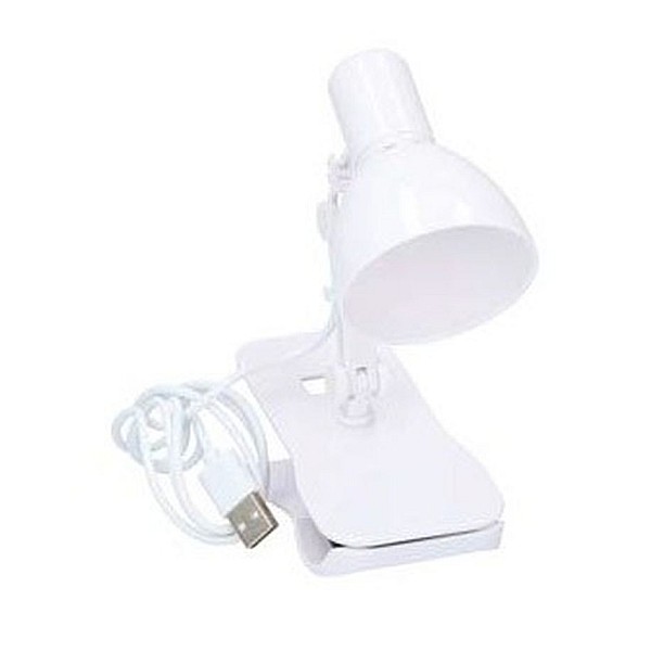 GRUNDIG 16964W Φωτιστικό 3 LED USB με πιάστρα book light Λευκό
