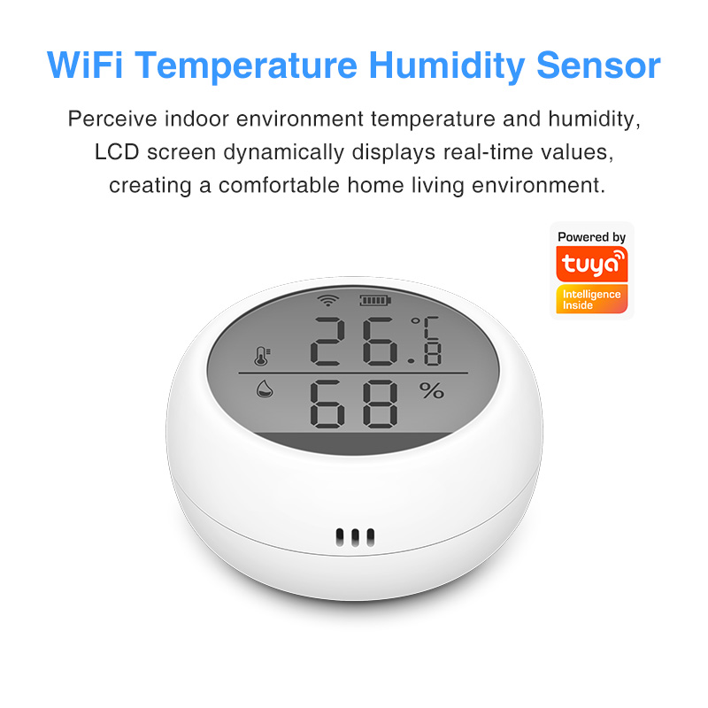 Camwon Αυτόνομος Ασύρματος Wi-Fi Αισθητήρας Θερμοκρασίας και Υγρασίας (Temperature & Humidity Sensor)
