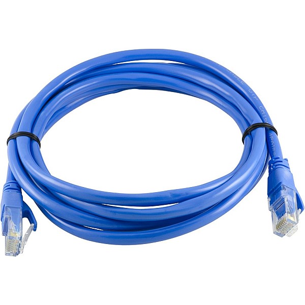 Καλώδιο δικτύου 0.5m UTP patch cord Cat.6 200200360 OEM Μπλε