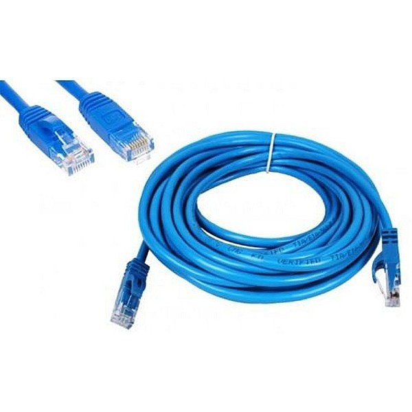 Καλώδιο δικτύου 3m UTP patch cord Cat.6 χαλκός 200200430 OEM Μπλε