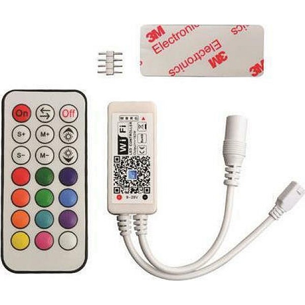 Led strip Controller WRGB Wi-Fi με Τηλεχειριστήριο 120W 147-70632 EUROLAMP