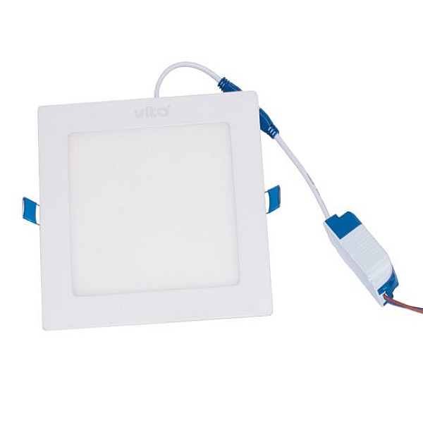 LED Πάνελ Φωτιστικό Οροφής Τετράγωνο χωνευτό 24Watt LENA-SX VITO 2024170 ψυχρό λευκό 6000K