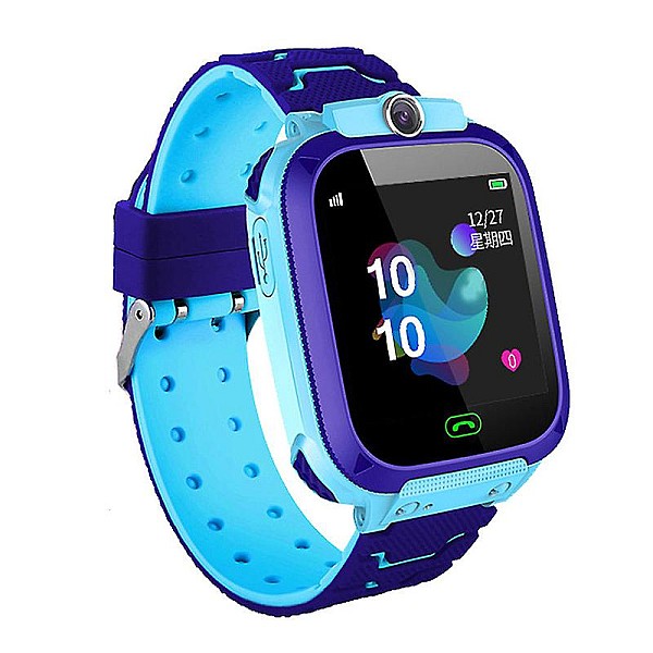 Παιδικό Smartwatch με Καουτσούκ/Πλαστικό Λουράκι Μπλε 6100 OEM