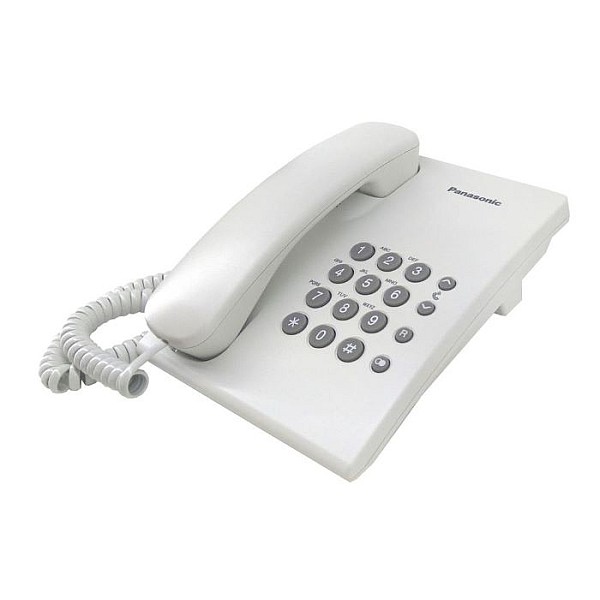 Σταθερό Ψηφιακό Τηλέφωνο Panasonic KX-TS500EXW Άσπρο