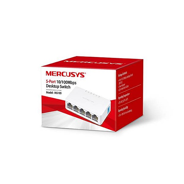 MERCUSYS MS105 switch δικτύου 5 Port + 10/100 Fast Εthernet
