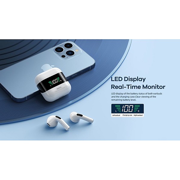 REMAX TWS-10Plus True Wireless Stereo Music buds with Digital Display Ασύρματα στερεοφωνικά ακουστικά