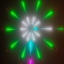 Σετ Ταινίας  πυροτέχνημα LED  Firework Led Strip Lights RGB με controller IP20 5V OEM