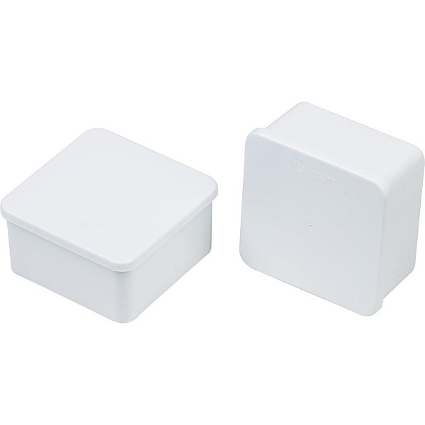 Στεγανό κουτί διακλάδωσης Box IP20  85x85x48mm Λευκό 8585102200 ISILDAR