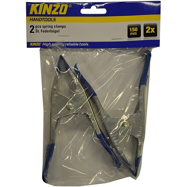 KINZO 71863 Σφιγκτήρες Μεταλλικοί 15cm σετ 2 τεμάχια