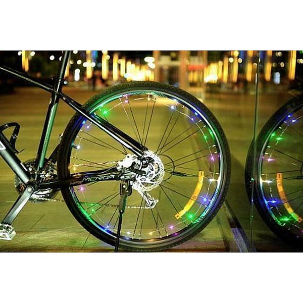 Led φωτισμός τροχών ποδηλάτου μπαταρίας 011162 BENSON