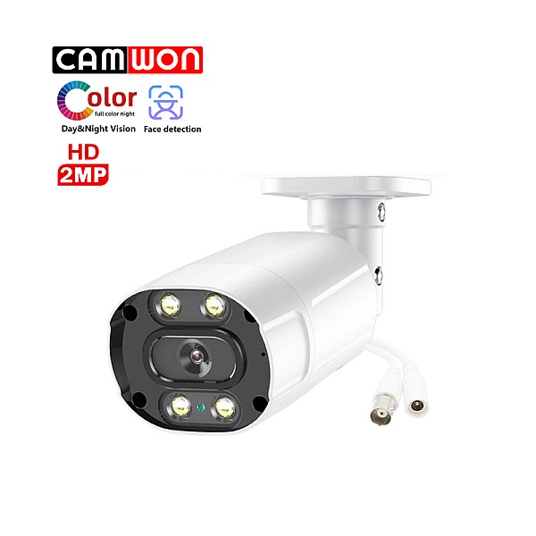 CAMWON MHD-FW24F200 Full Color Night Vision κάμερα HD 2Mpixels 3in1 2.8mm IP66 Λευκή
