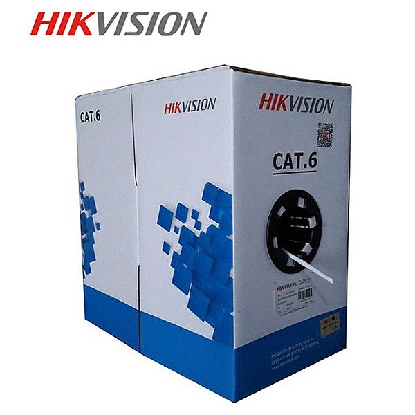 Hikvision U/UTP Cat.6 Cable 305m Λευκό (DS-1LN56-UE-W) Καλώδιο δικτύου 1 μέτρο