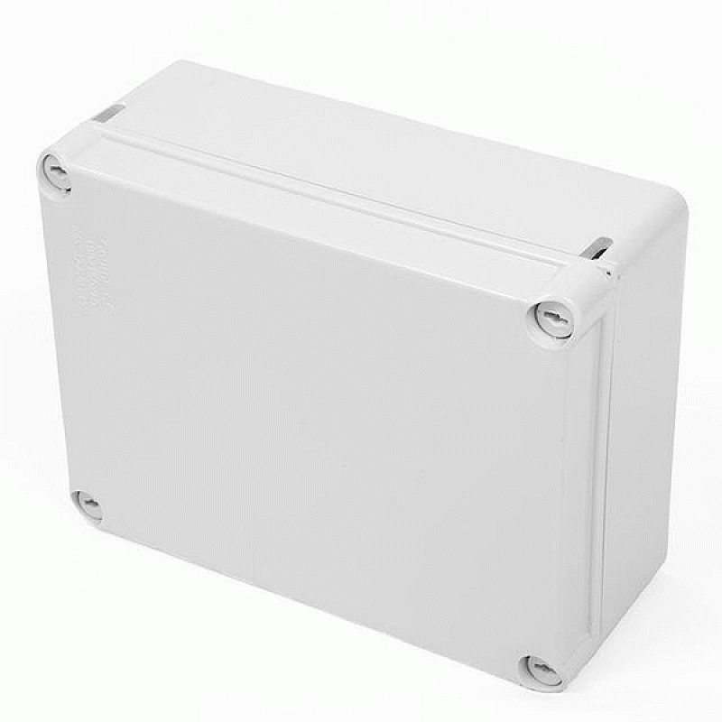 Στεγανό κουτί διακλάδωσης πλαστικό Box IP65  245x190 x90mm Γκρί COURBI CR32-21031-245
