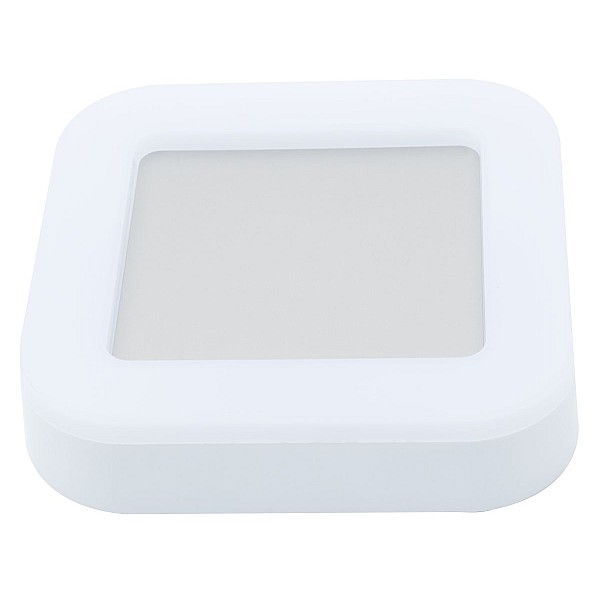 Φωτιστικό LED πλαφονιέρα Τοίχου ή Οροφής Αδιάβροχο Λευκό τετράγωνο 15W SMD φυσικό λευκό 4000K LUZ-BS 3400860 VITO