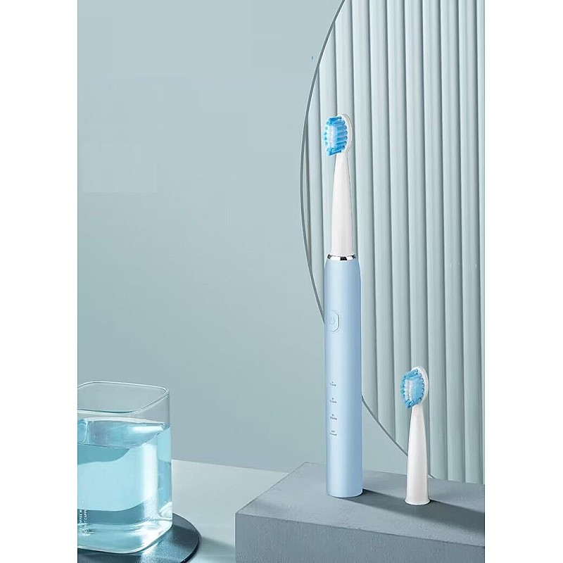 Ηλεκτρική Οδοντόβουρτσα Επαναφορτιζόμενη 3 προγράμματα IPX7 S1 OEM σε Γαλάζιο χρώμα