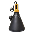 Φωτιστικό Οροφής Κρεμαστό μεταλλικό E27 BLACK VT-7525 V-TAC