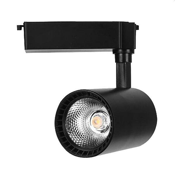 LED φωτιστικό ράγας(Track Light) COB 30W φυσικό λευκό 4000K σε μαύρο σώμα LF-0679