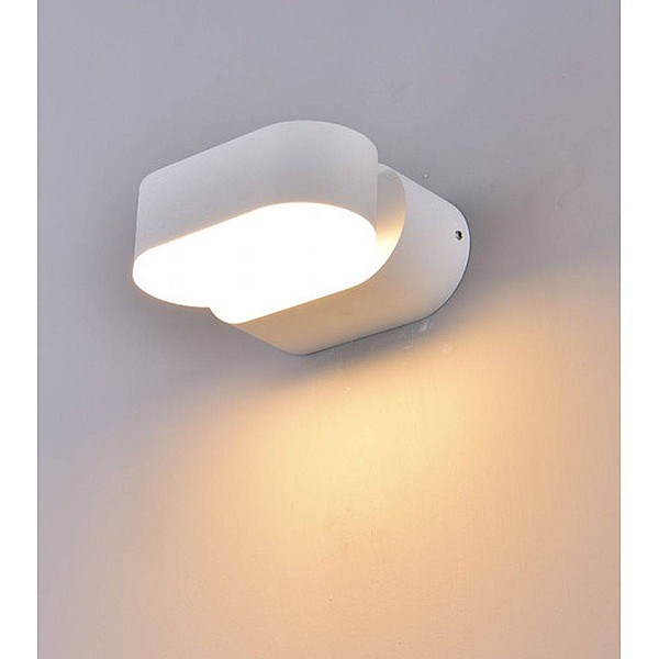 Φωτιστικό LED απλίκα 6W αρχιτεκτονικού φωτισμού 3000K θερμό λευκό Γκρι σώμα περιστρεφόμενο VT-816 V-TAC 8290