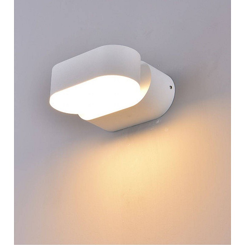 Φωτιστικό LED απλίκα 6W αρχιτεκτονικού φωτισμού 3000K θερμό λευκό Γκρι σώμα περιστρεφόμενο VT-816 V-TAC 8290