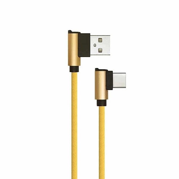 Καλώδιο Φόρτισης και μεταφοράς δεδομένων Diamond Series USB Type C 1m χρυσό VT-5362 V-TAC 8640