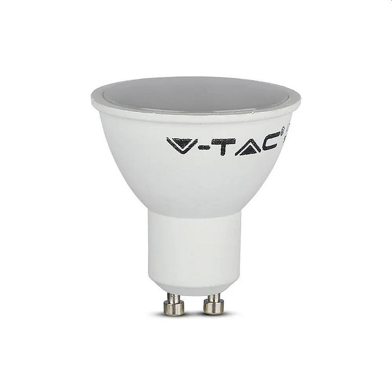 Λαμπτήρας LED σπότ 4.5W GU10 Plastic 110º  θερμό λευκό 3000Κ VT-1975 V-TAC 211685