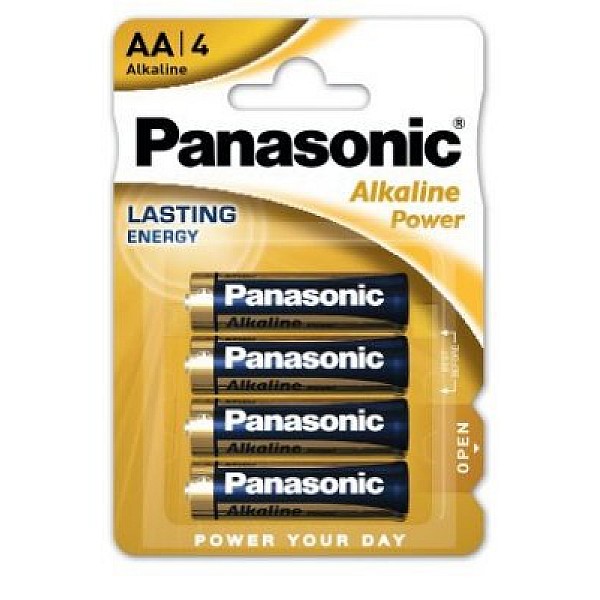 Panasonic Power Αλκαλική Μπαταρία LR6/AA 4 τεμάχια