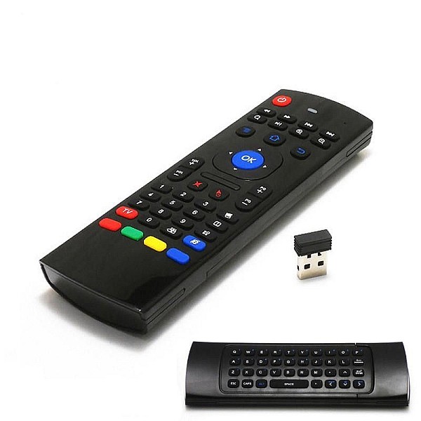 Air Fly Mouse Wireless Mini Keyboard With IR ασύρματο πληκτρολόγιο + Air Mouse + Χειριστήριο  400300533