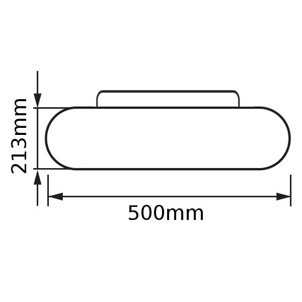 Φωτιστικό επιτοίχιο LED πλαφονιέρα 38W θερμό λευκό Triac Dimmable λευκό σώμα VT-7503 V-TAC 4006