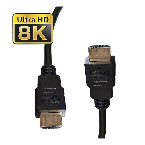 Καλώδιο HDMI 1m High quality Μαύρο έκδοση HDMI 2.1 Ultra HD 8K CH0077 LogiLink