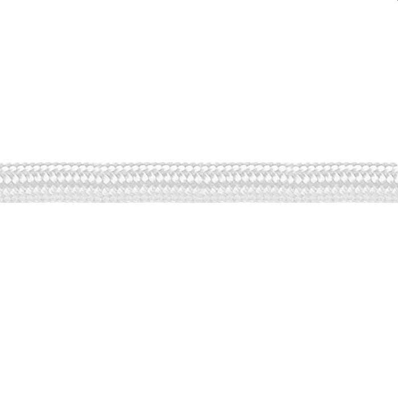 Υφασμάτινο καλώδιο - κορδόνι Λευκό στρογγυλό διατομής 2x0.75mm² VK/0T62E075 VK LIGHTING