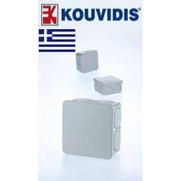 Τετράγωνο Κουτί Διακλαδώσεως CONDUR Ø16/20 3001016 KOUVIDIS
