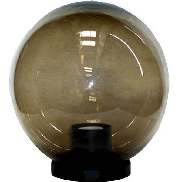 Πλαστική μπάλα ∅25 PMMA μελί Ε27  για λάμπες ECO και LED στεγανή IP65 153-55306 Ferrara