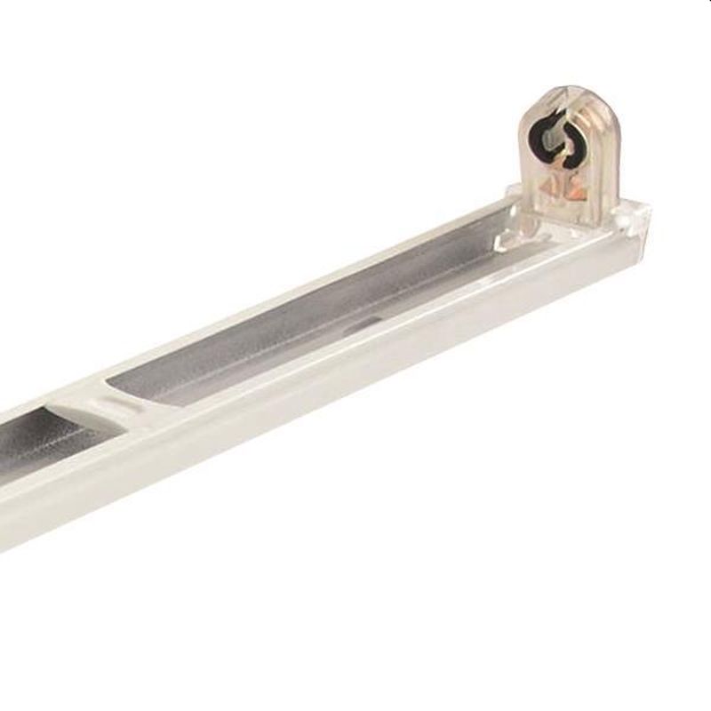 Φωτιστικό οροφής σκαφάκι SLIM για λάμπες T8 LED Φθορίου λευκό για λαμπτήρα 1Χ120cm 147-56551 EUROLAMP